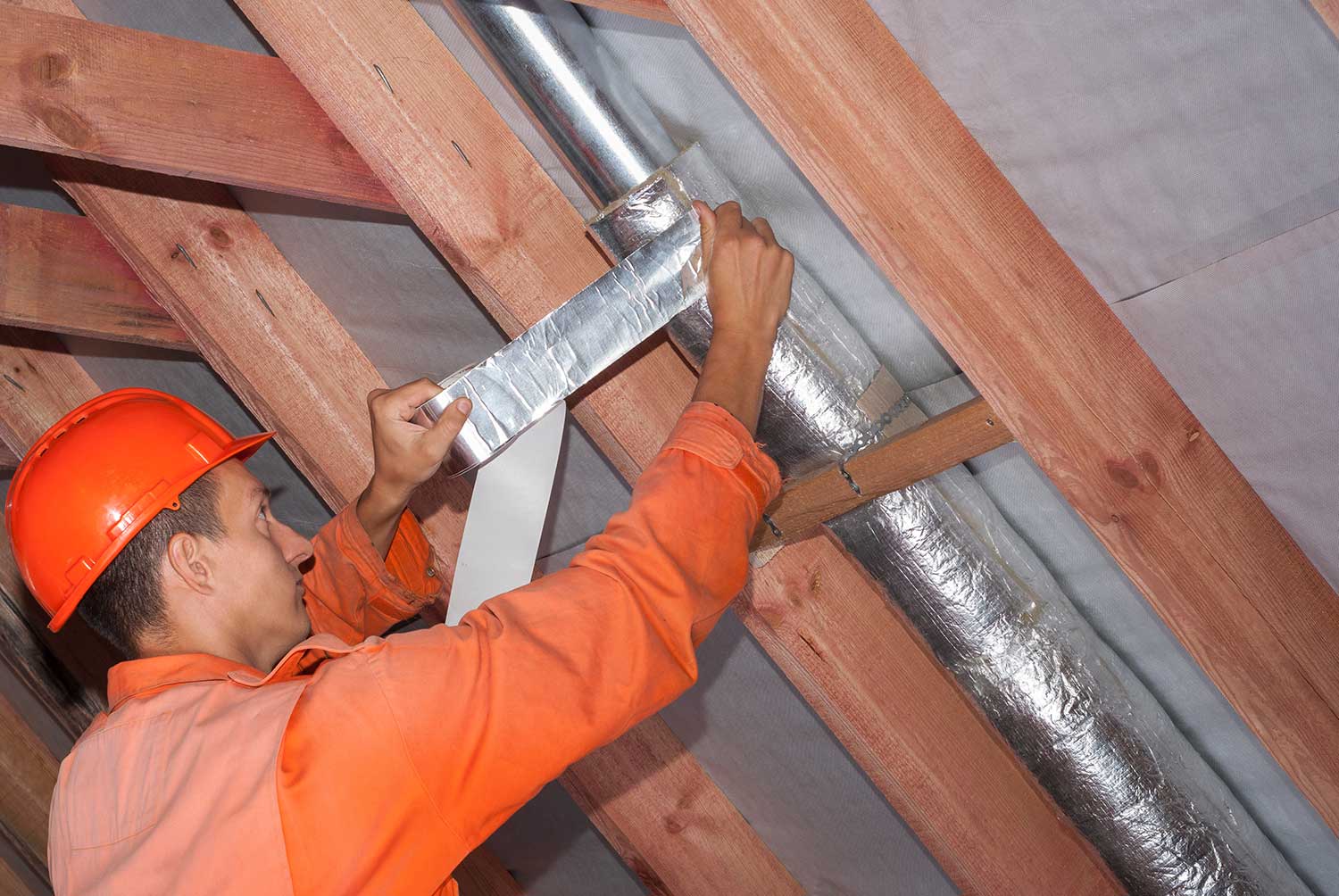Cleaning the HVAC duct system